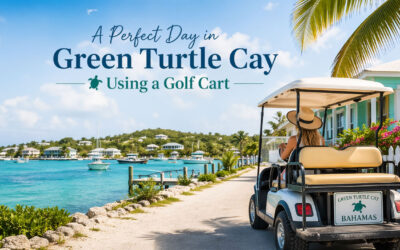 A Perfect Day in Green Turtle Cay Using a Golf Cart